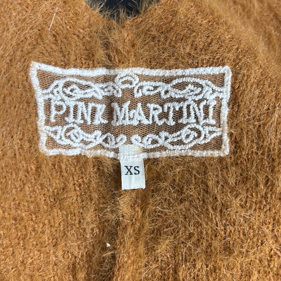 Pink Martini Shacket Burnt Orange Sweater Coat Sz XS - Picture 5 of 6